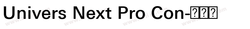 Univers Next Pro Con字体转换